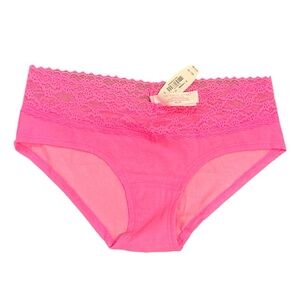 Victoria's Secret Hot Pink Lace Panties